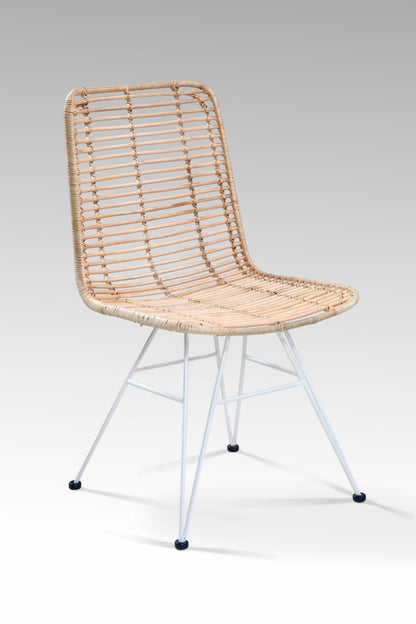Rattan dining chair York – handmade in Bali, boho style