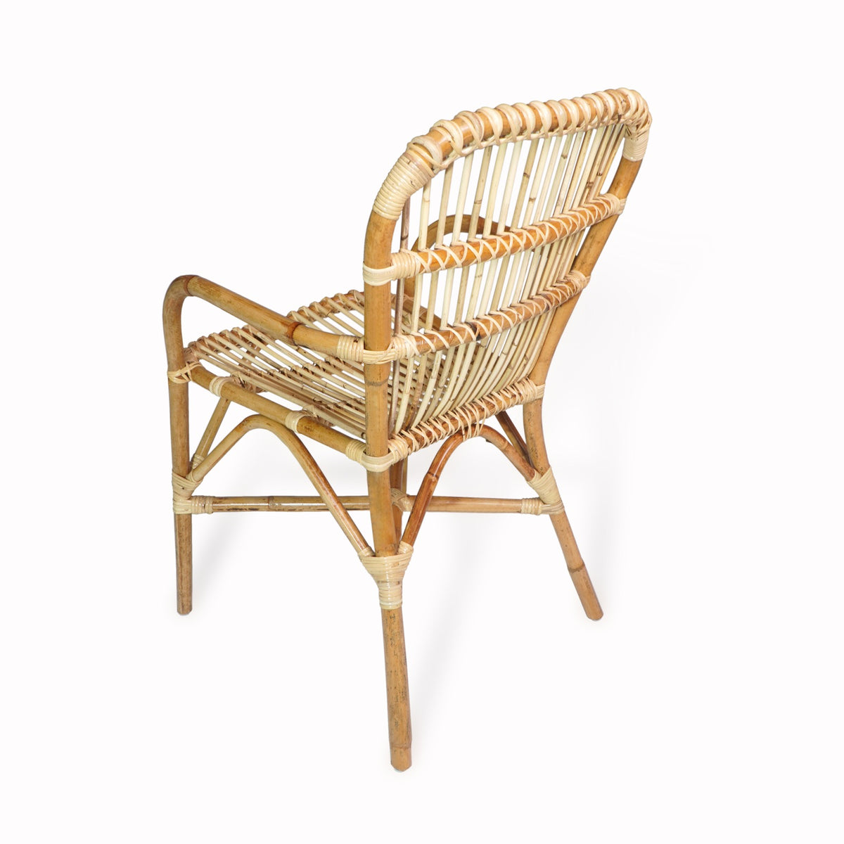 Rattan dining chair – Sumatra, natural natural materials in boho style