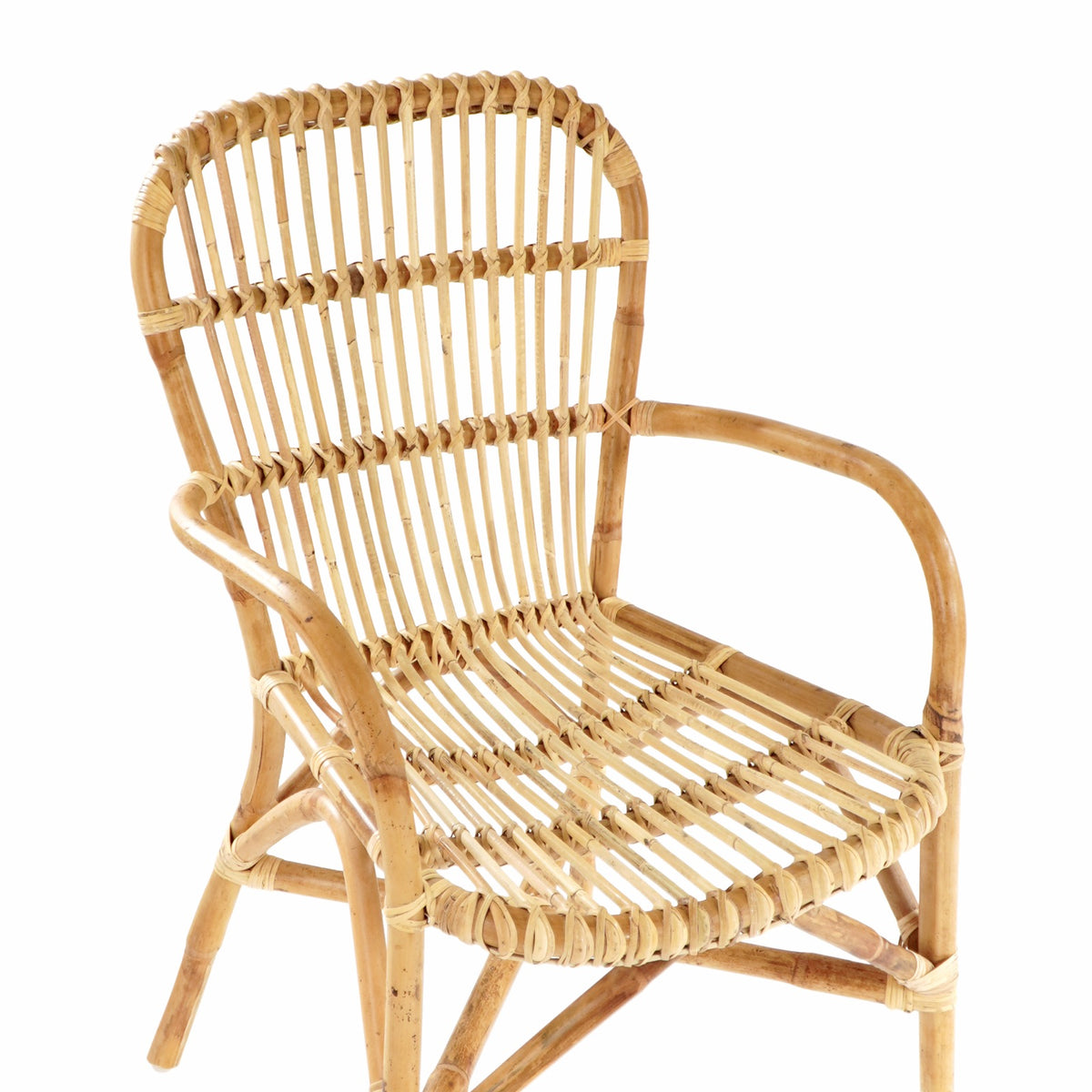 Handcrafted rattan dining chair – Sumatra, boho furniture from BaliSouk