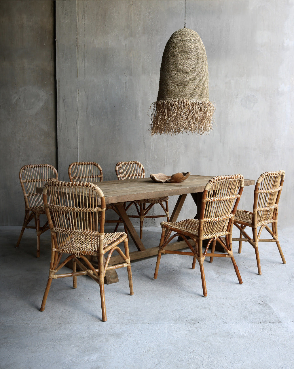 Sumatra Dining Chair Without Cushion Natural