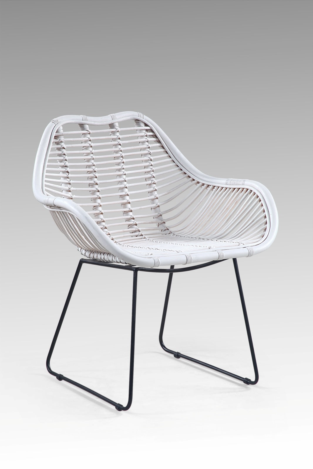 Manhattan Arm armchair in natural materials – handmade boho furniture from Bali