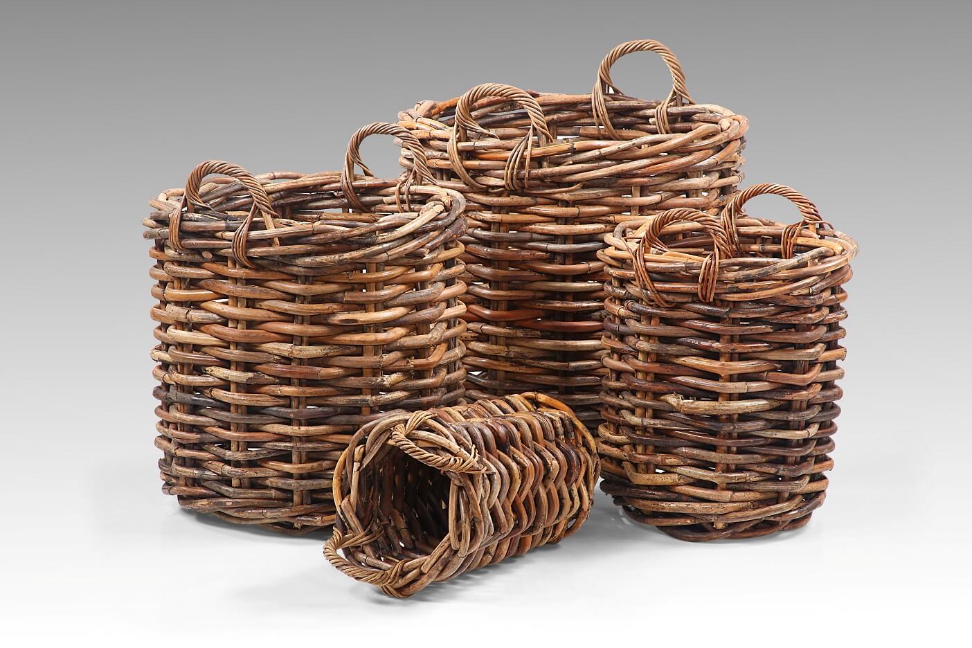 Saint Tropez Round Basket Set Of Four