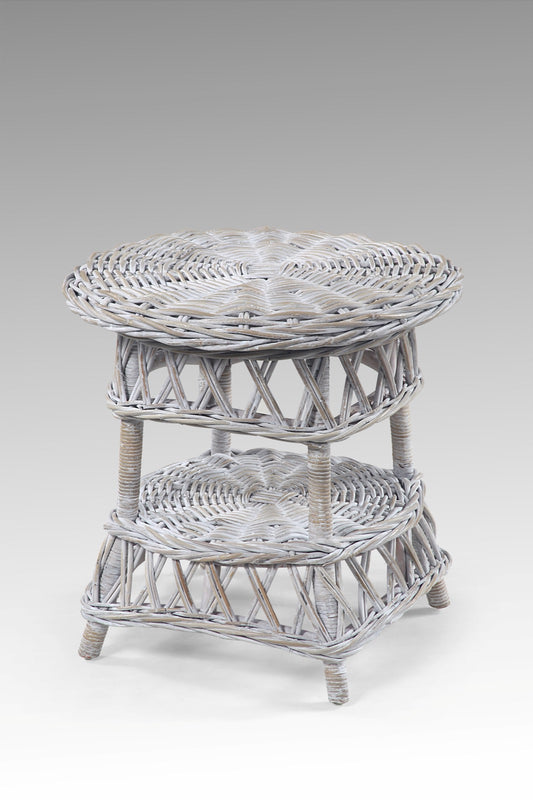 Round rattan side table Athena – Bali furniture