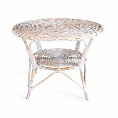 Rattan table – Athena, natural natural materials in boho style
