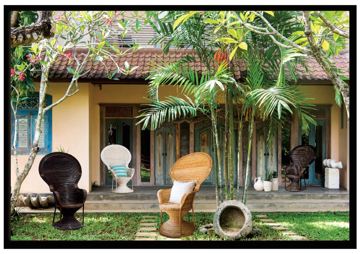 Peacock Chair peacock chair in natural materials – boho furniture by BaliSouk