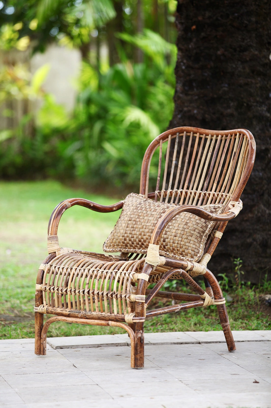 Rattan chair – Sumatra – boho furniture handmade in Bali by BaliSouk