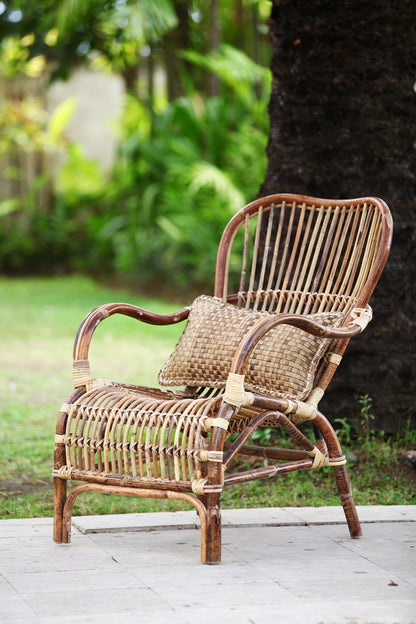 Rattan chair – Sumatra – boho furniture handmade in Bali by BaliSouk