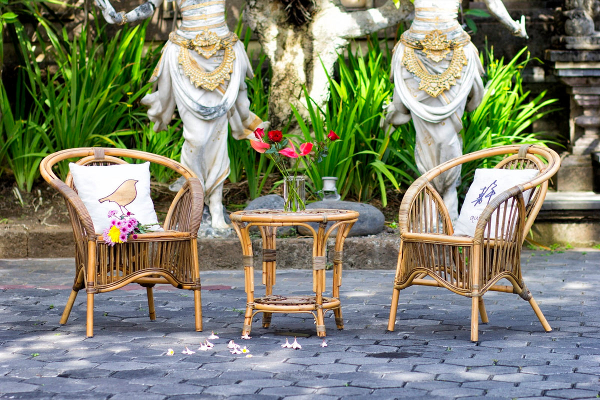 Rattan living set – Bergen – boho furniture handmade in Bali by BaliSouk