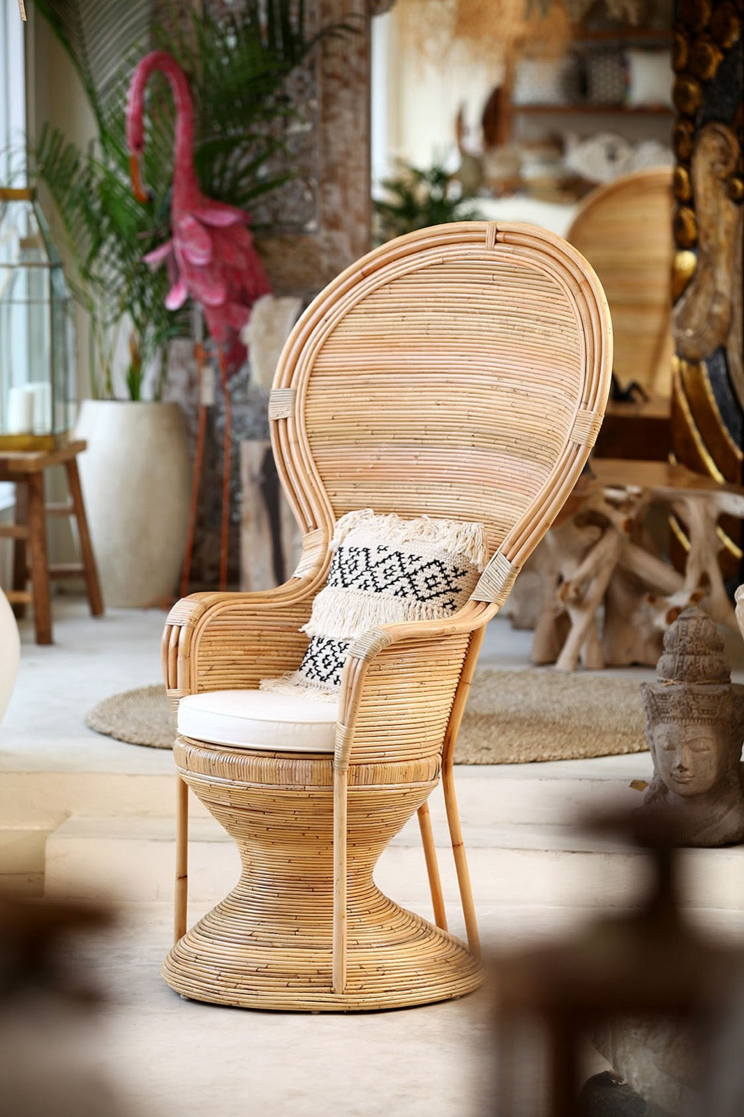 Rattan peacock chair Peacock Chair – boho furniture, handwoven and handmade in Bali
