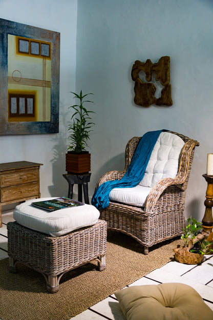 Wing Arm armchair by BaliSouk – boho furniture made in Bali
