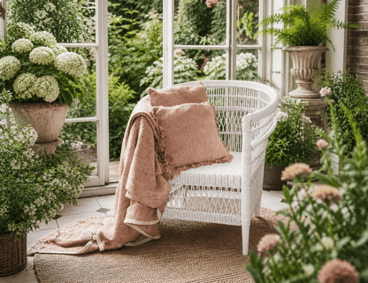 Malawi Arm Chair With White Cushion