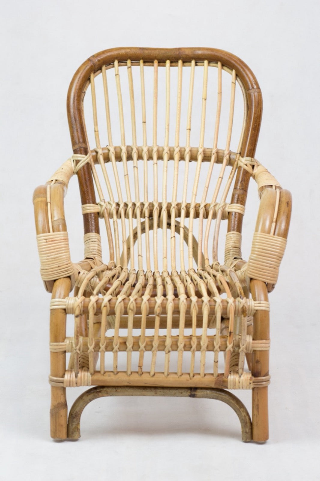 Rattan chair Sumatra Junior – boho furniture, handwoven and handmade in Bali
