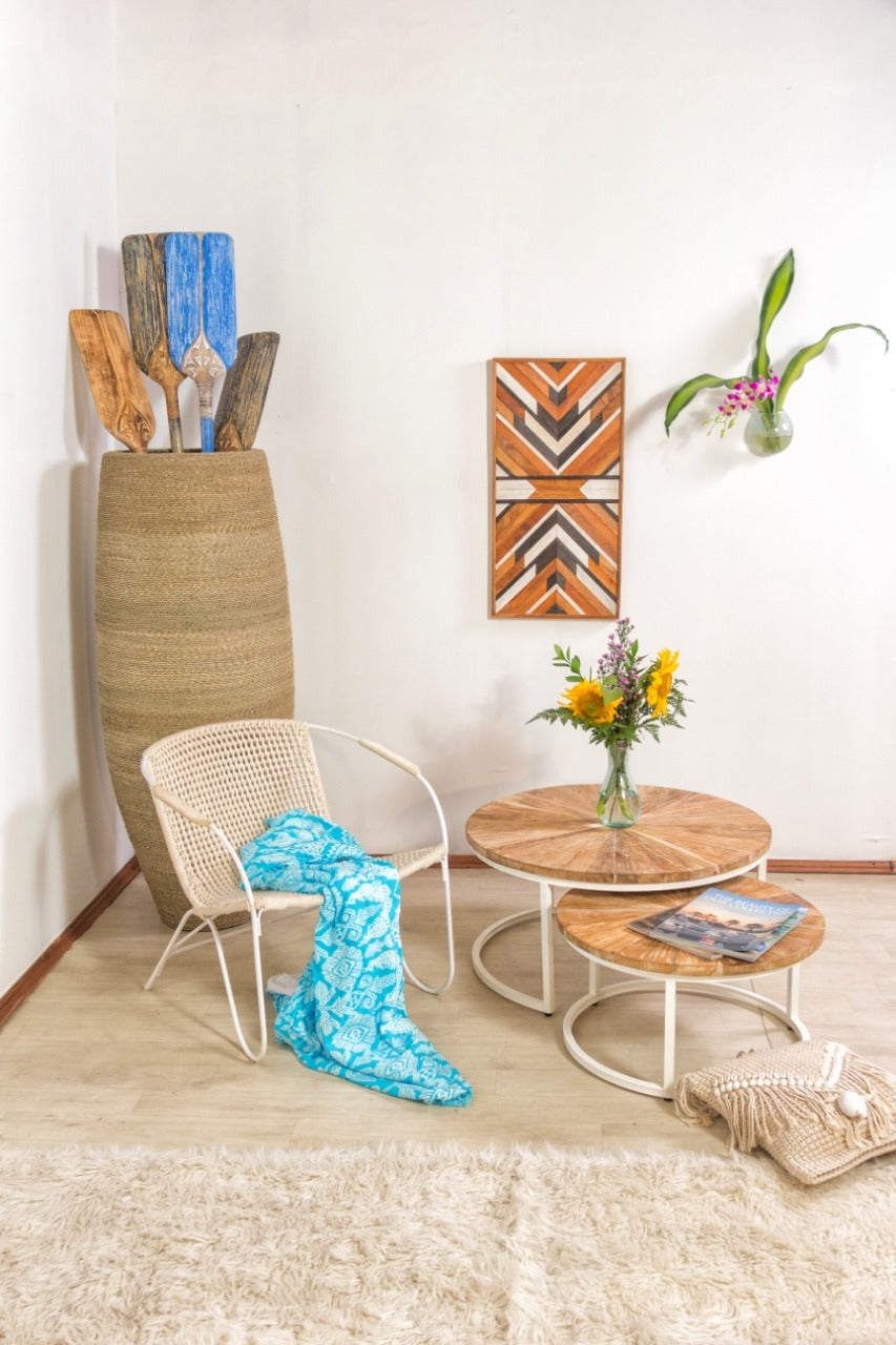 Guniti Easy chair in natural materials – handmade boho furniture from Bali