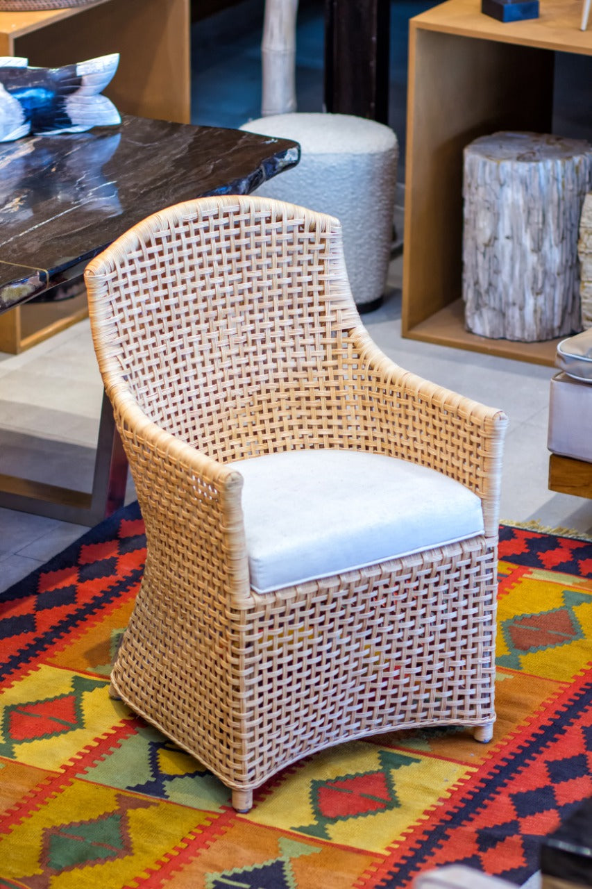 Gabby Arm Chair With White Cushion