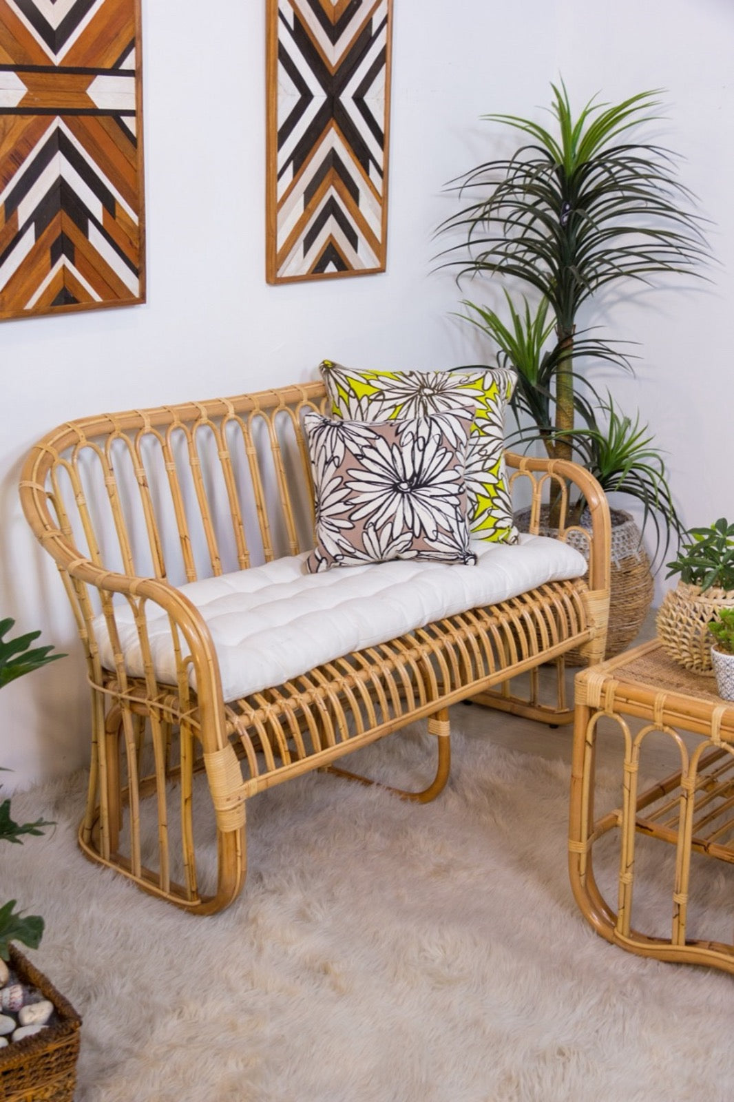 Handcrafted rattan sofa – Tyas, boho furniture from BaliSouk