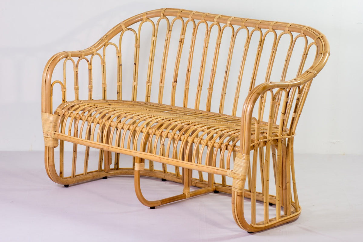 Rattan sofa Tyas – handmade in Bali, boho style