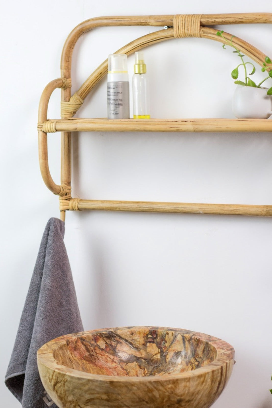 Rattan decorative piece Moly – boho decor, handwoven and handmade in Bali