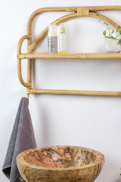 Rattan decorative piece Moly – boho decor, handwoven and handmade in Bali