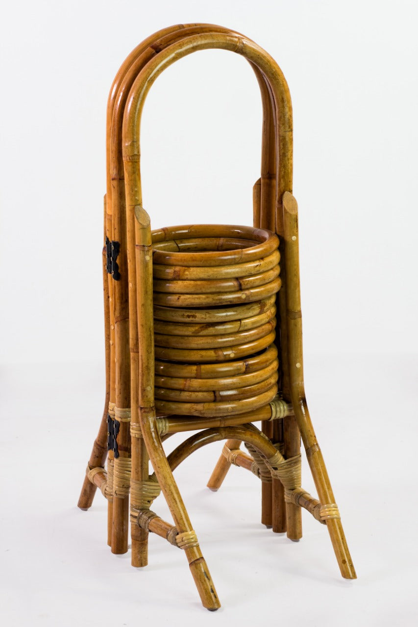 Rattan planter – Rattan Planter Set 3, natural natural materials in boho style