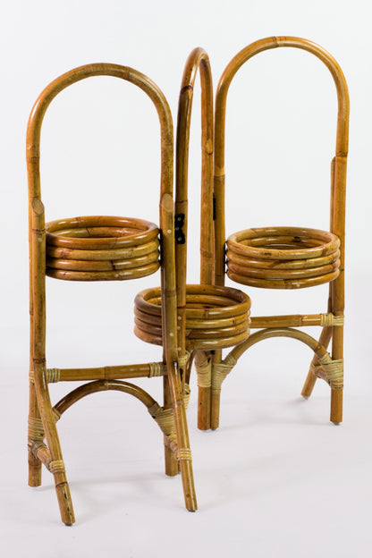 Rattan Planter Set 3 planter, boho decor handmade by Balinese artisans