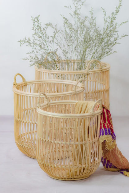 Bali Furniture – Mochi Basket Set Of Three – The Mochi Basket Set Of Three introduces