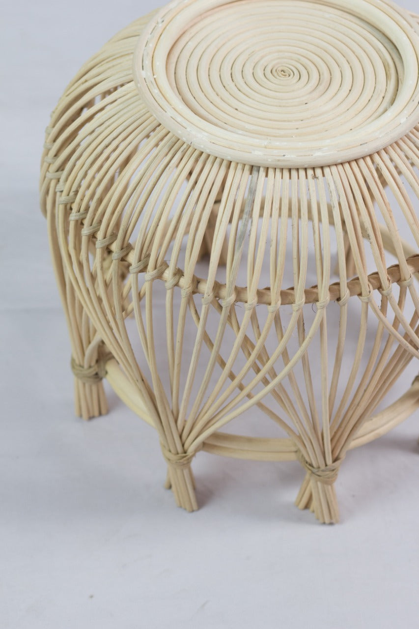 The Mica side table – natural materials, boho furniture handmade in Bali