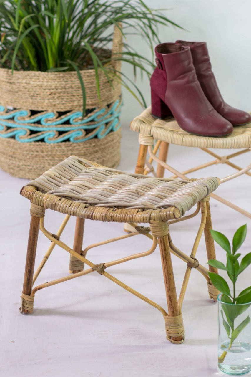 The Toro stool – natural materials, boho furniture handmade in Bali