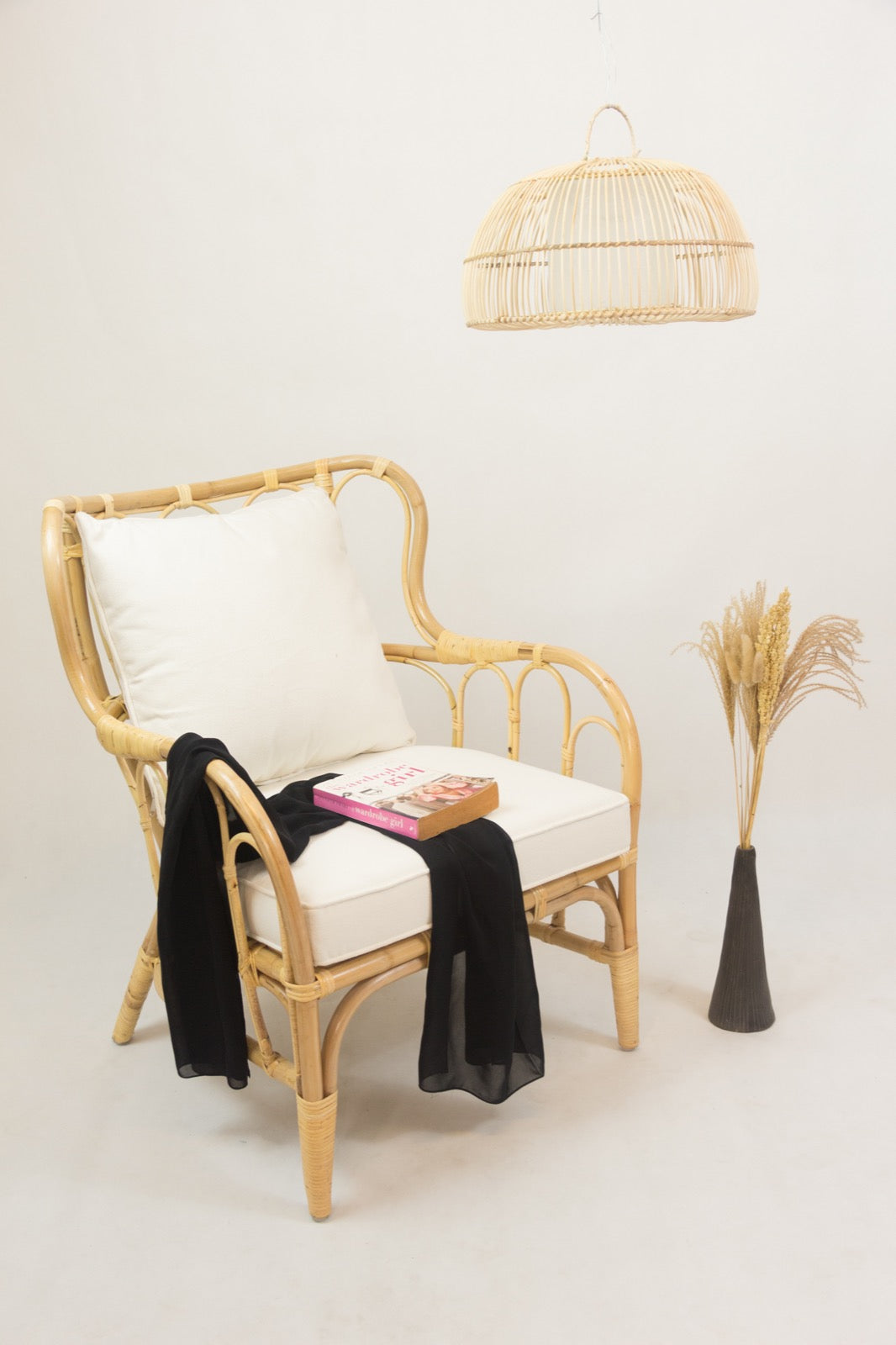 The Biyan Arm armchair – natural materials, boho furniture handmade in Bali