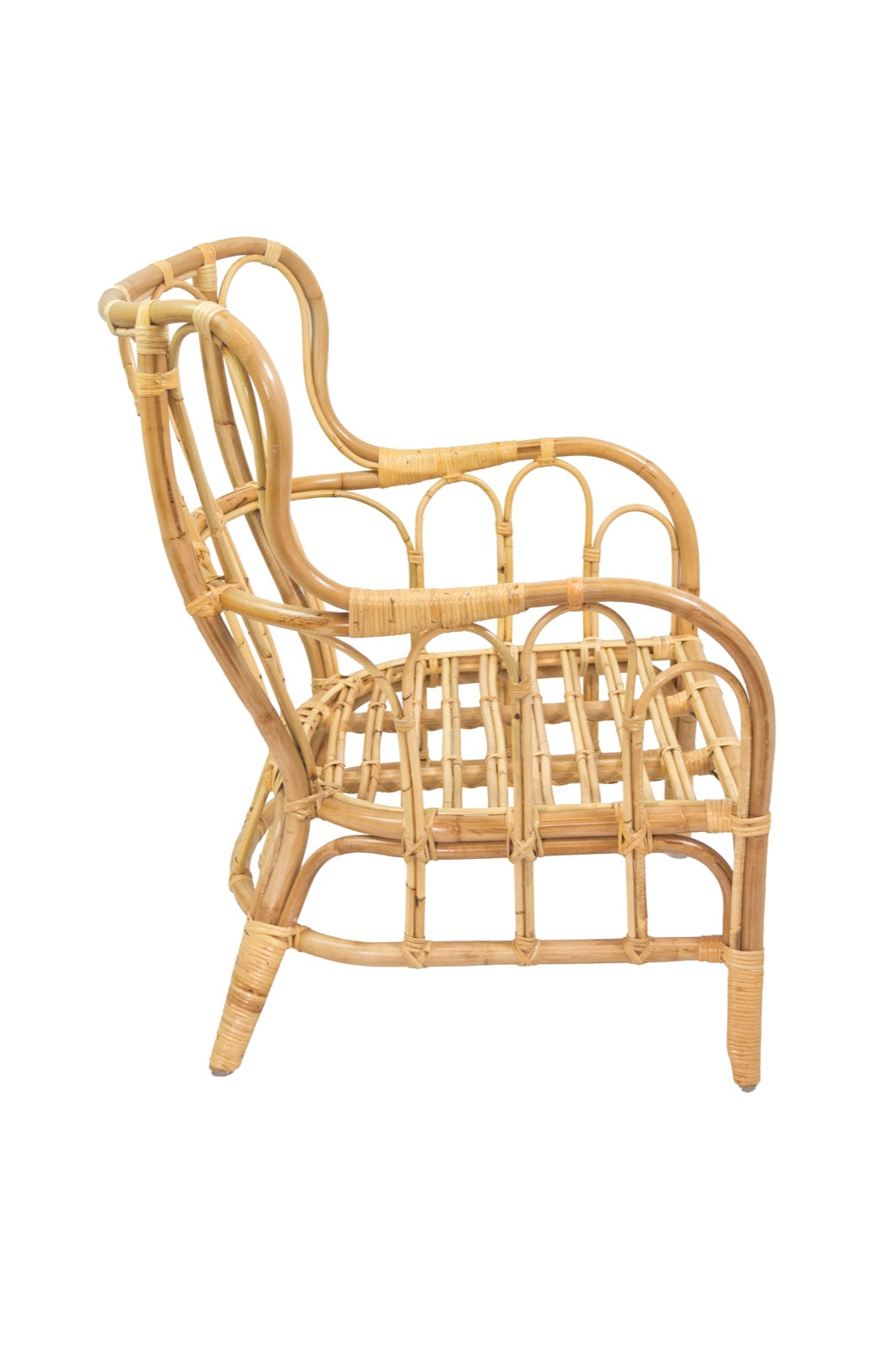 Biyan Arm – natural materials armchair, boho furniture from Bali
