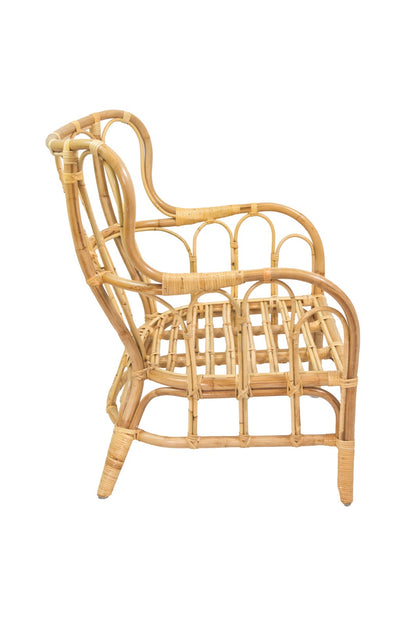 Biyan Arm – natural materials armchair, boho furniture from Bali
