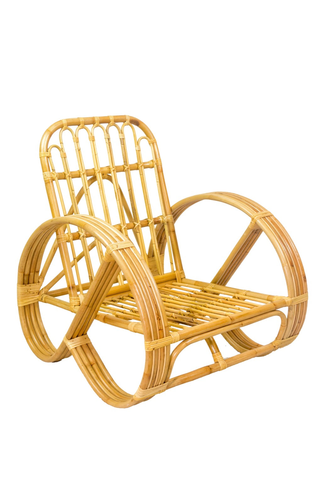 Kevin Arm armchair in natural materials – boho furniture by BaliSouk
