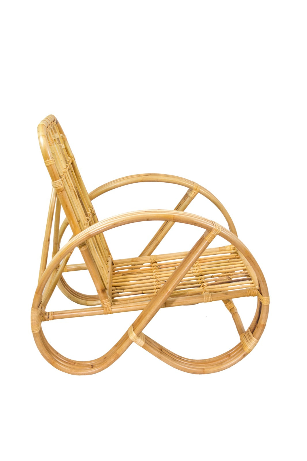 Rattan armchair – Kevin Arm, natural natural materials in boho style