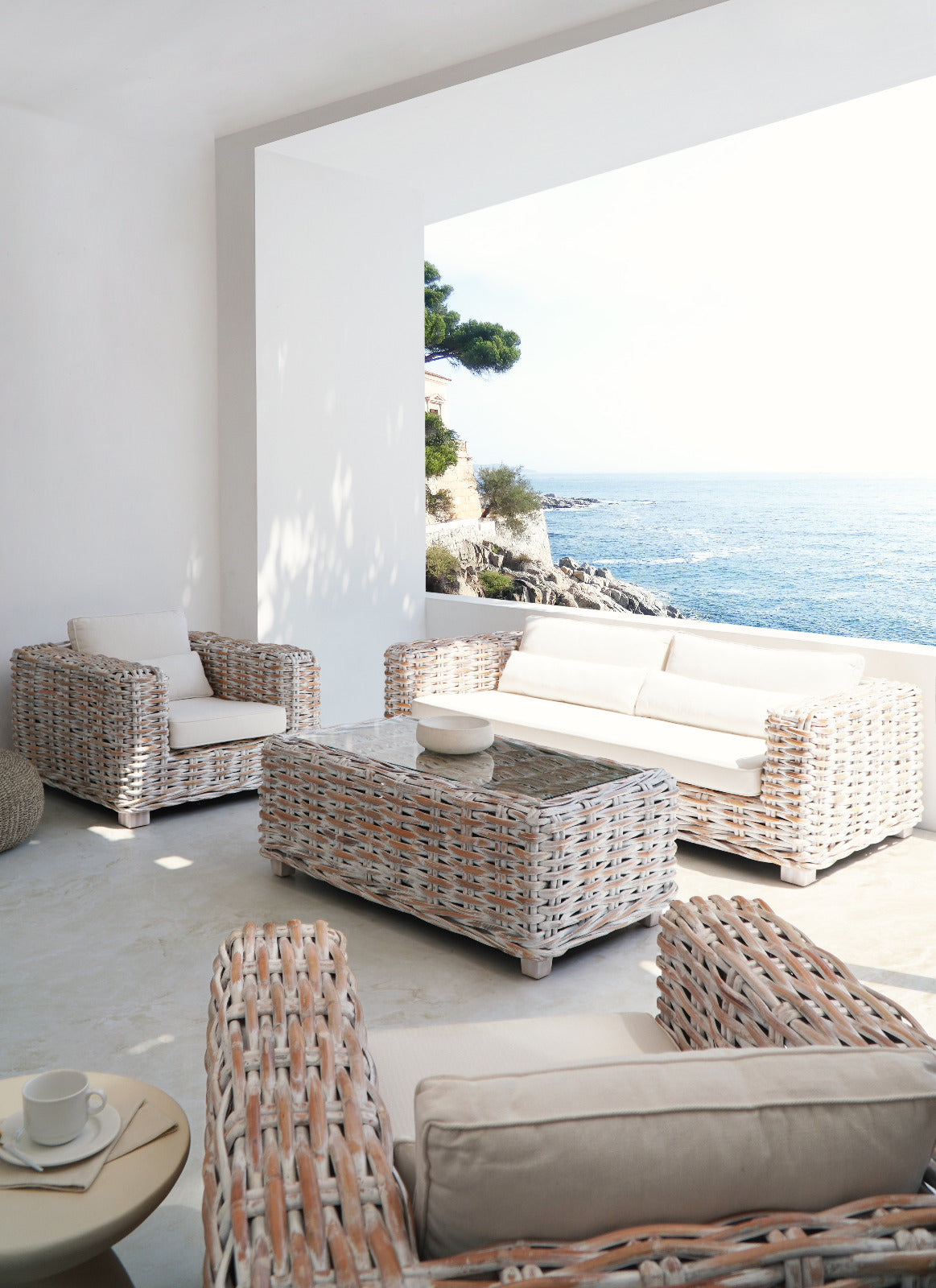 Saint Tropez living set by BaliSouk – boho furniture made in Bali