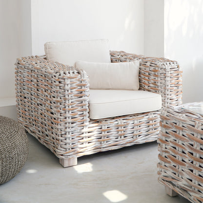 Saint Tropez – natural materials living set, boho furniture from Bali