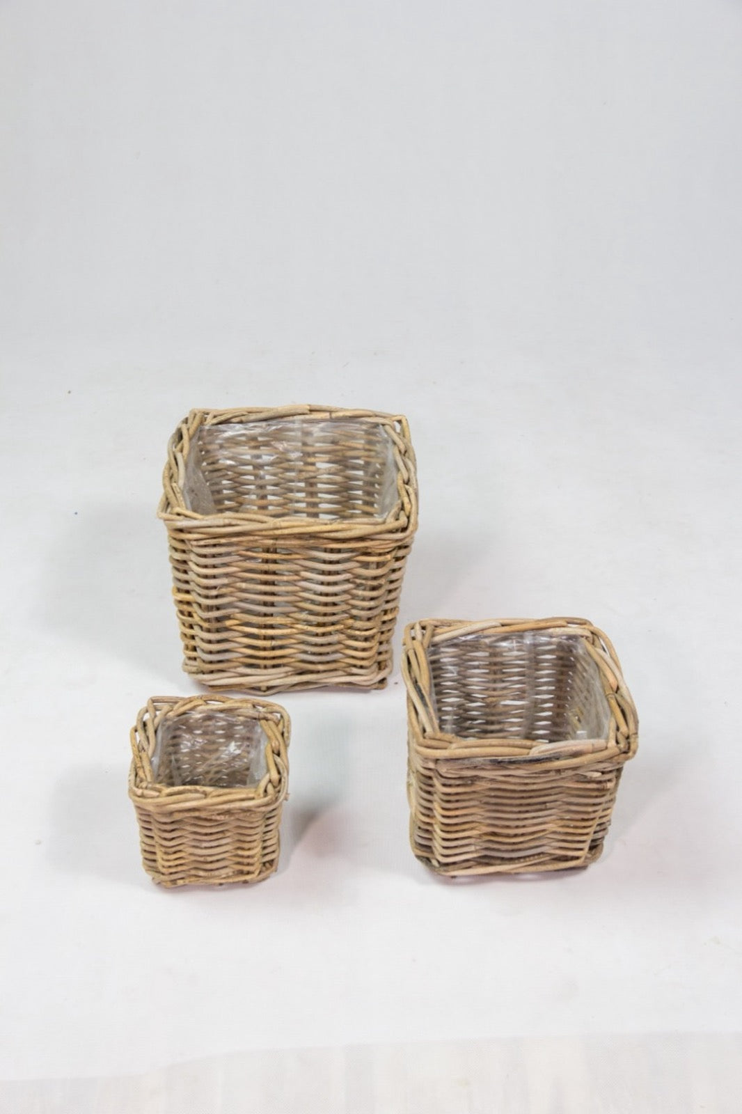 Rattan planter – Verona, natural natural materials in boho style