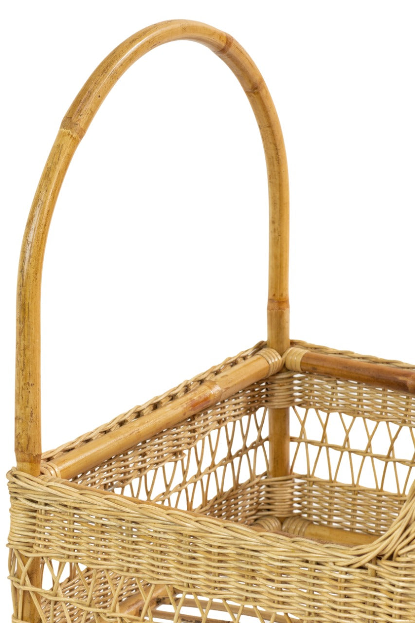 Baby trolley, boho furniture handmade by Balinese artisans