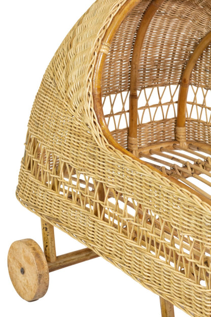 Rattan trolley – Baby, natural natural materials in boho style