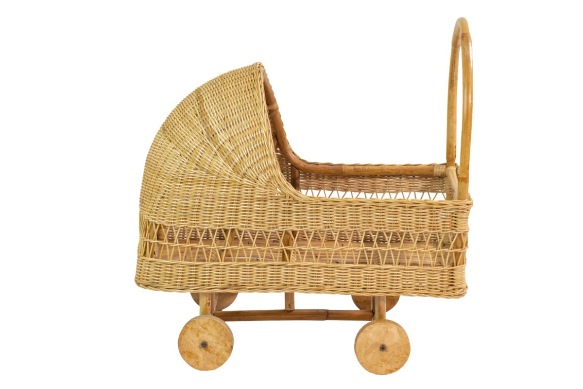 Rattan trolley – Baby, natural natural materials in boho style