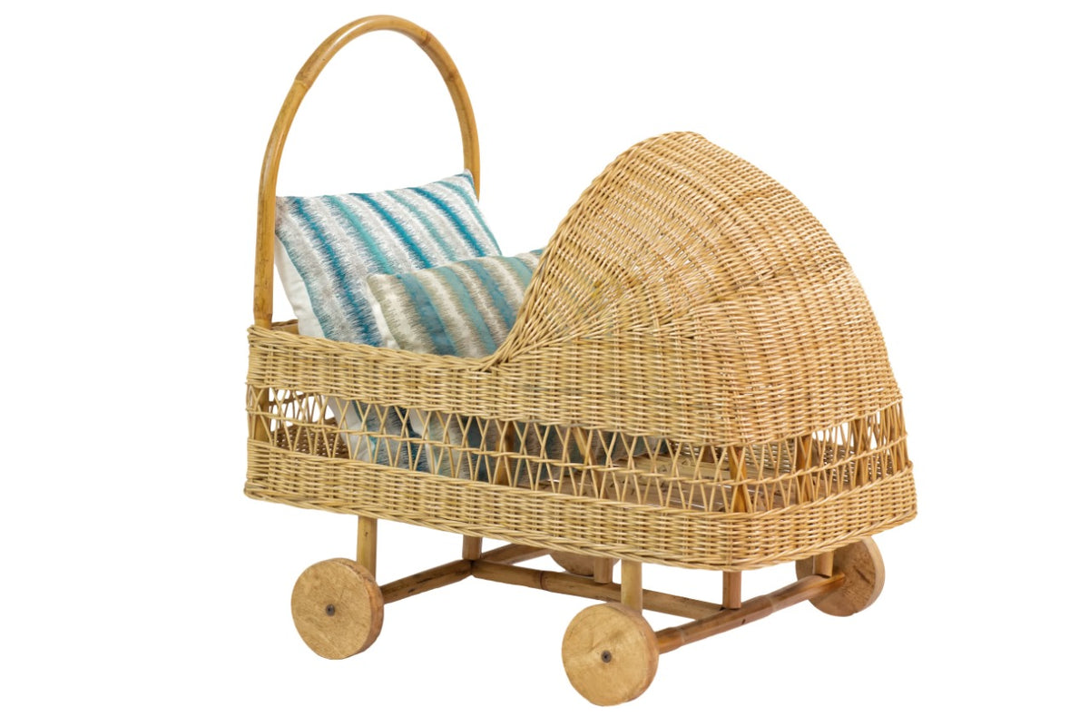 Baby – natural materials trolley, boho furniture from Bali