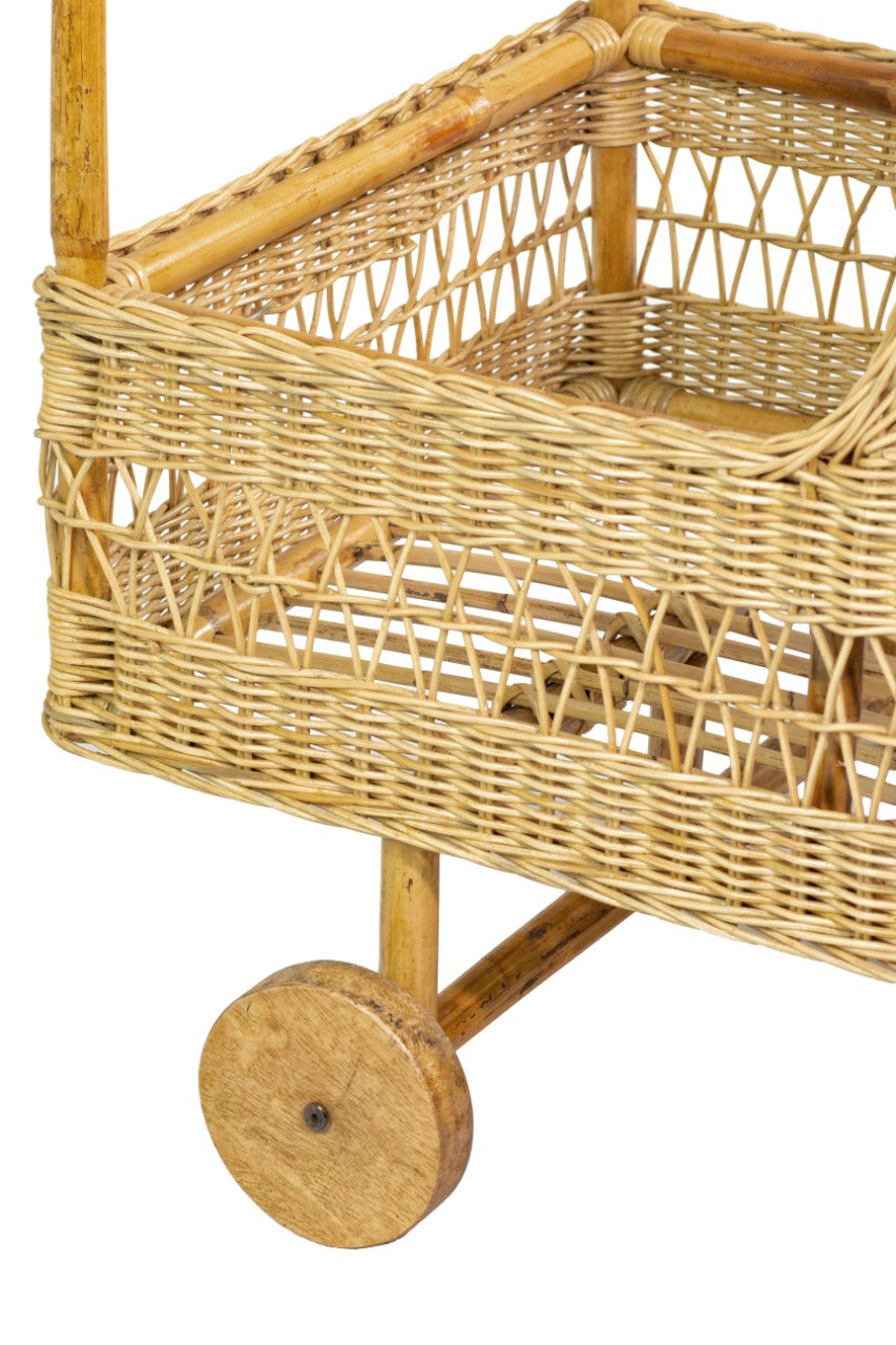 Baby – natural materials trolley, boho furniture from Bali