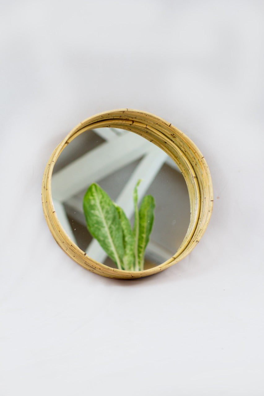 Anna mirror, boho decor handmade by Balinese artisans
