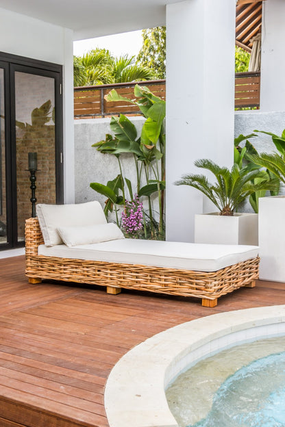 The Saint Germany sun lounger – natural materials, boho furniture handmade in Bali