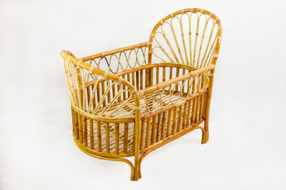 Caesar baby bed, boho furniture handmade by Balinese artisans