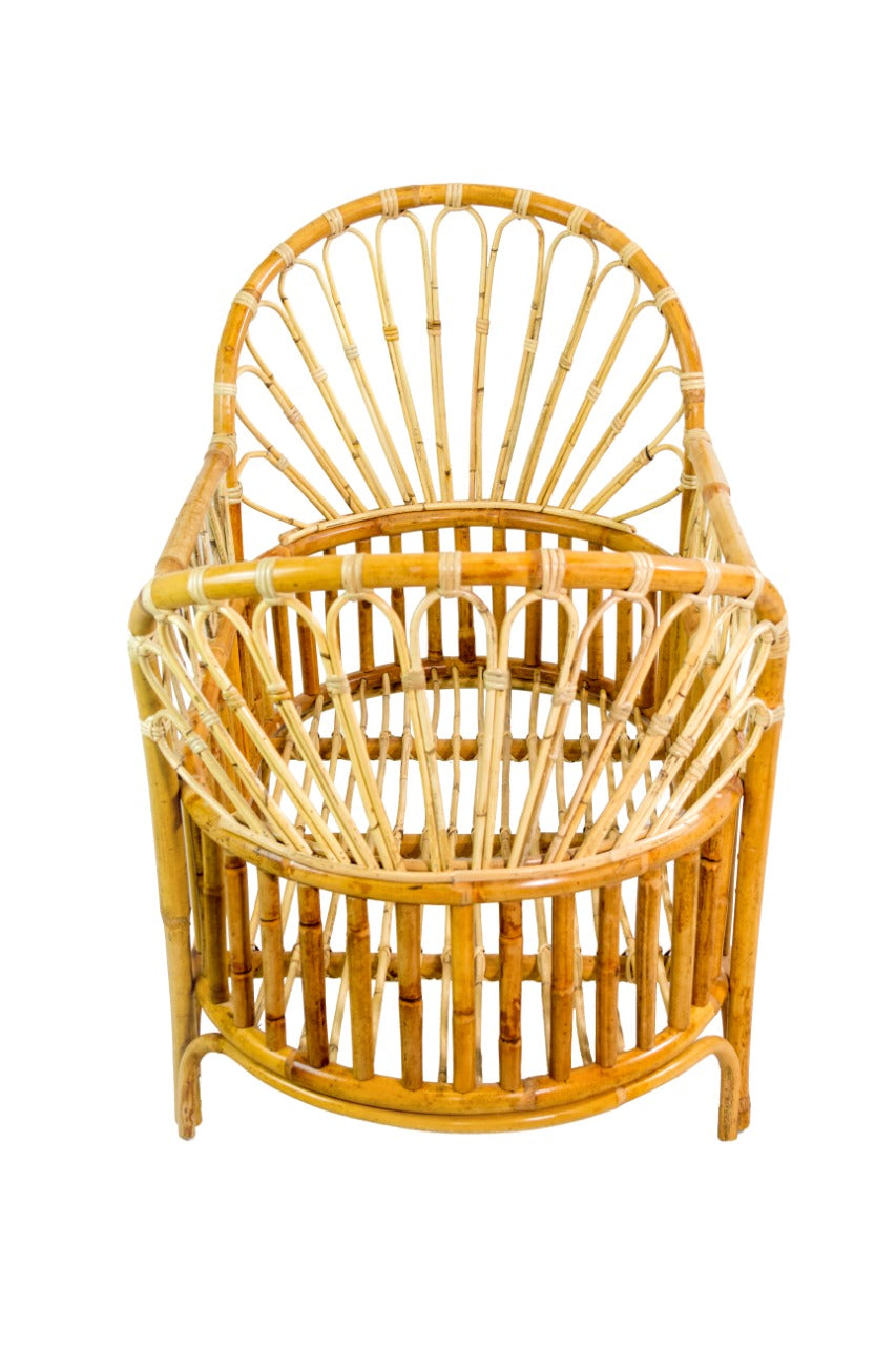 Caesar baby bed in natural materials – boho furniture by BaliSouk