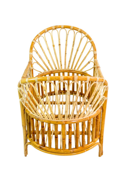 Caesar baby bed in natural materials – boho furniture by BaliSouk