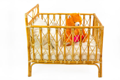 Rattan baby bed – Momo, natural natural materials in boho style