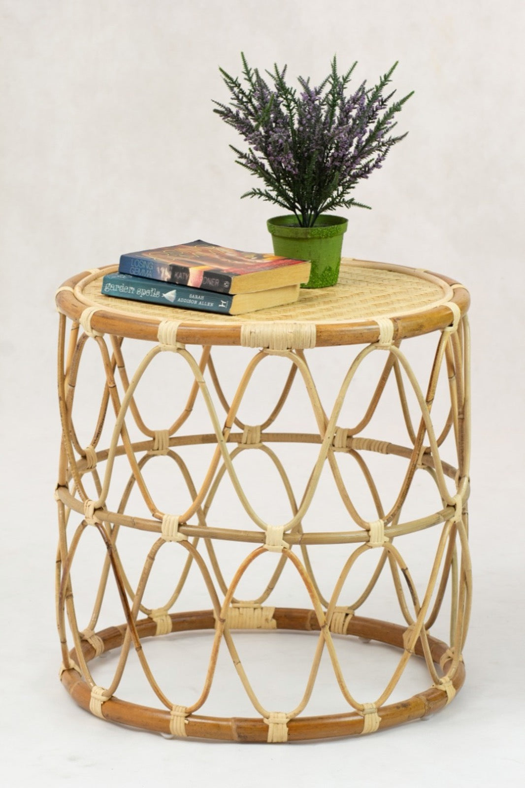 Rattan side table – Kingston, natural natural materials in boho style