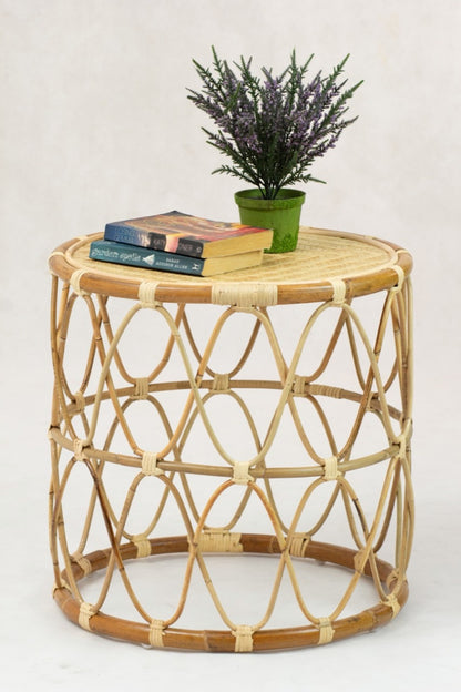 Rattan side table – Kingston, natural natural materials in boho style