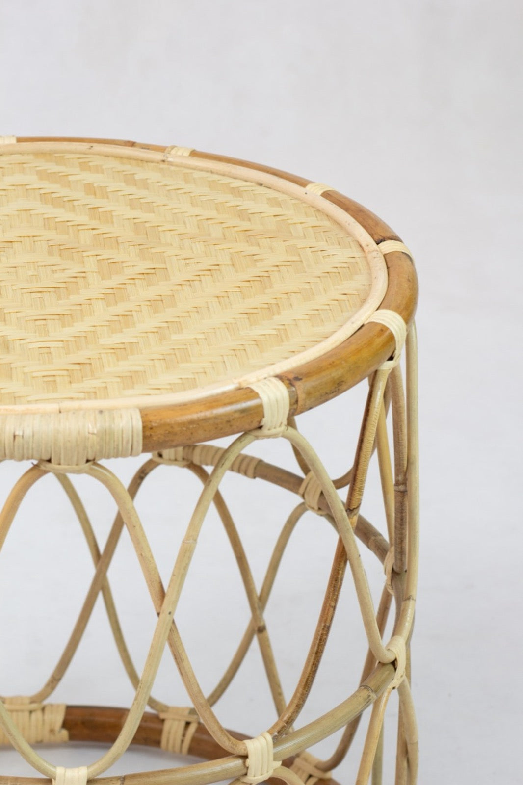 Kingston – natural materials side table, boho furniture from Bali