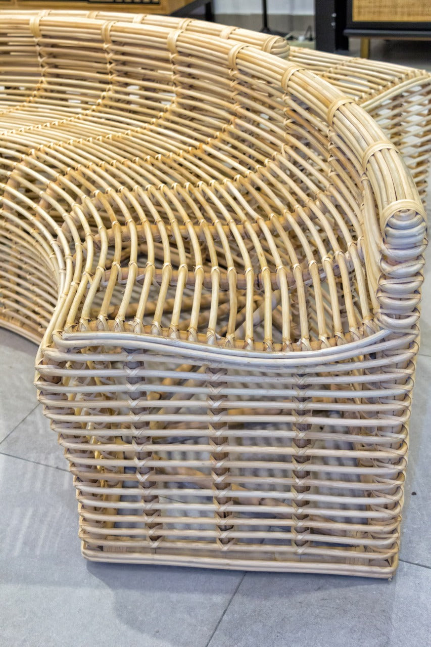 Vezouvio bench by BaliSouk – boho furniture made in Bali